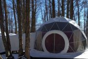 New Cupole Glamping sotto la neve